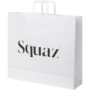 Sac en papier Kraft 90-100 g/m² avec poignées plates, 49,5 x 14 x 44 cm 3