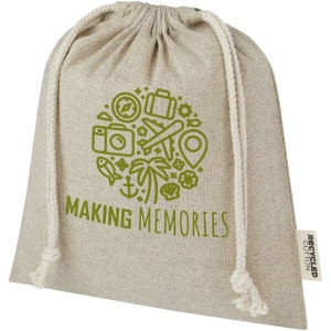 Sac cadeau moyen Pheebs en coton recyclé GRS 150 g/m² de 1,5 L 5