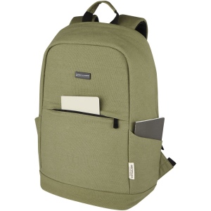 Sac à dos anti-vol pour ordinateur portable Joey de 18 L en toile recyclée GRS 15,6 pouces 12