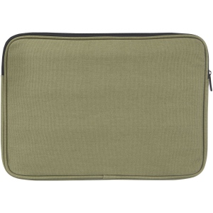 Housse pour ordinateur portable Joey de 2 L en toile recyclée GRS 14 pouces 16