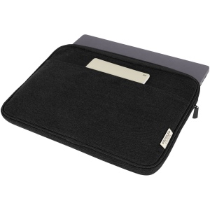 Housse pour ordinateur portable Joey de 2 L en toile recyclée GRS 14 pouces 17