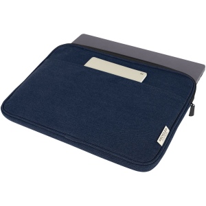 Housse pour ordinateur portable Joey de 2 L en toile recyclée GRS 14 pouces 19