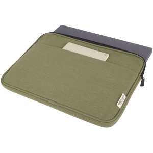 Housse pour ordinateur portable Joey de 2 L en toile recyclée GRS 14 pouces 20