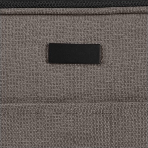 Housse pour ordinateur portable Joey de 2 L en toile recyclée GRS 14 pouces 22