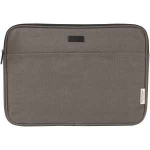 Housse pour ordinateur portable Joey de 2 L en toile recyclée GRS 14 pouces 7