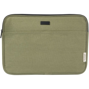 Housse pour ordinateur portable Joey de 2 L en toile recyclée GRS 14 pouces 9