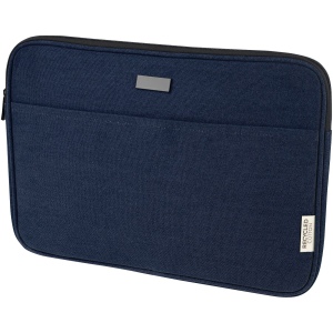 Housse pour ordinateur portable Joey de 2 L en toile recyclée GRS 14 pouces 4