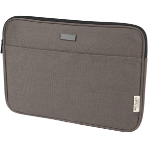 Housse pour ordinateur portable Joey de 2 L en toile recyclée GRS 14 pouces 3
