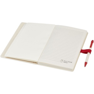 Ensemble carnet de notes format A5 et stylo bille, à partir de briques de lait recyclées, Dairy Dream 20