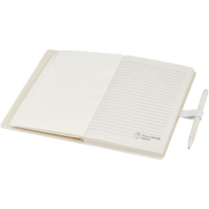 Ensemble carnet de notes format A5 et stylo bille, à partir de briques de lait recyclées, Dairy Dream 21
