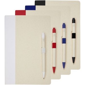 Ensemble carnet de notes format A5 et stylo bille, à partir de briques de lait recyclées, Dairy Dream 22