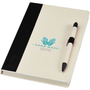 Ensemble carnet de notes format A5 et stylo bille, à partir de briques de lait recyclées, Dairy Dream 10