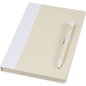 Ensemble carnet de notes format A5 et stylo bille, à partir de briques de lait recyclées, Dairy Dream 5