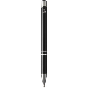 Stylo bille en aluminium recyclé Moneta (encre noire) 21