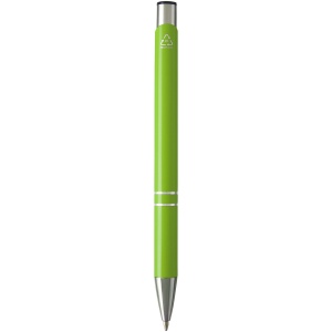 Stylo bille en aluminium recyclé Moneta (encre noire) 23