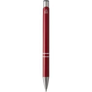 Stylo bille en aluminium recyclé Moneta (encre noire) 26