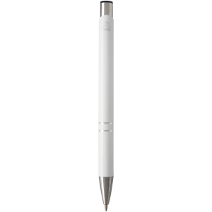 Stylo bille en aluminium recyclé Moneta (encre noire) 29