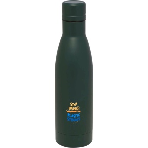 Bouteille isotherme Vasa en acier inoxydable recyclé certifié RCS de 500 ml avec isolation par le vide et couche de cuivre 19