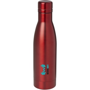 Bouteille isotherme Vasa en acier inoxydable recyclé certifié RCS de 500 ml avec isolation par le vide et couche de cuivre 20