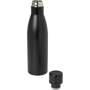 Bouteille isotherme Vasa en acier inoxydable recyclé certifié RCS de 500 ml avec isolation par le vide et couche de cuivre 21