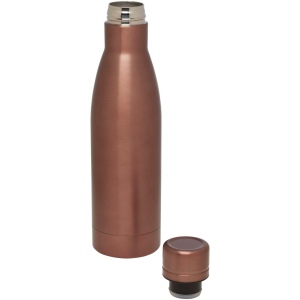 Bouteille isotherme Vasa en acier inoxydable recyclé certifié RCS de 500 ml avec isolation par le vide et couche de cuivre 23