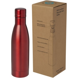 Bouteille isotherme Vasa en acier inoxydable recyclé certifié RCS de 500 ml avec isolation par le vide et couche de cuivre 6
