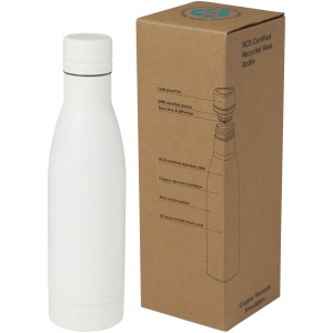 Bouteille isotherme Vasa en acier inoxydable recyclé certifié RCS de 500 ml avec isolation par le vide et couche de cuivre 8