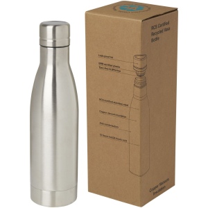 Bouteille isotherme Vasa en acier inoxydable recyclé certifié RCS de 500 ml avec isolation par le vide et couche de cuivre 7