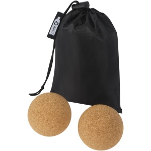 Balle de yoga en liège Trikona- set de 2 2