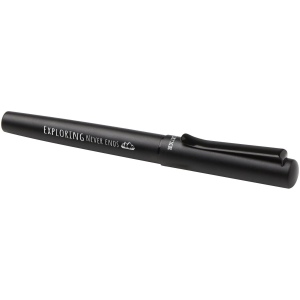 Stylo plume Lucetta en aluminium recyclé (encre noire) 4