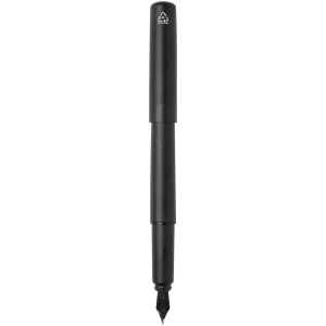 Stylo plume Lucetta en aluminium recyclé (encre noire) 5