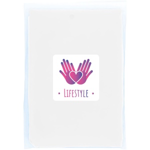 Poncho jetable pour la pluie Mayan recyclé certifié GRS avec pochette de rangement 18