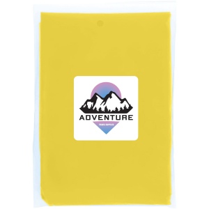 Poncho jetable pour la pluie Mayan recyclé certifié GRS avec pochette de rangement 19