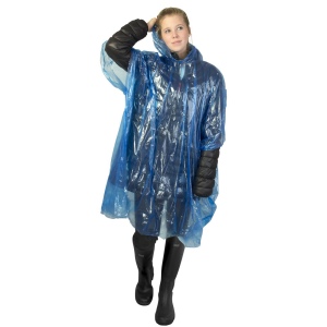 Poncho jetable pour la pluie Mayan recyclé certifié GRS avec pochette de rangement 23