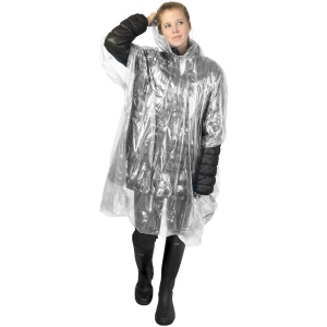 Poncho jetable pour la pluie Mayan recyclé certifié GRS avec pochette de rangement 24
