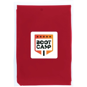 Poncho jetable pour la pluie Mayan recyclé certifié GRS avec pochette de rangement 16