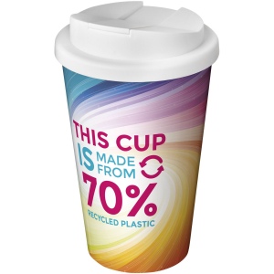 Gobelet avec isolation Brite-Americano® Eco de 350 ml et anti-déversement 10