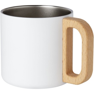 Tasse Bjorn de 360 ml en acier inoxydable recyclé certifiée RCS avec isolation sous vide et couche de cuivre 21