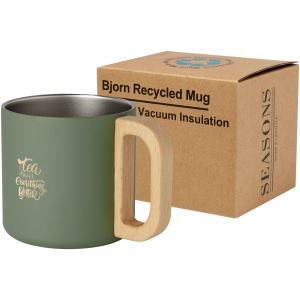 Tasse Bjorn de 360 ml en acier inoxydable recyclé certifiée RCS avec isolation sous vide et couche de cuivre 12