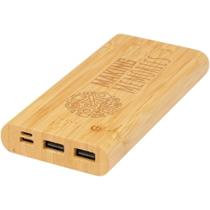 Batterie de secours Tulda de 10,000 mAh en bambou 4