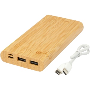 Batterie de secours Tulda de 10,000 mAh en bambou 7