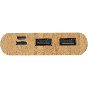 Batterie de secours Tulda de 10,000 mAh en bambou 9
