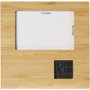 Cadre photo Sasa en bambou avec thermomètre 3