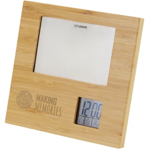 Cadre photo Sasa en bambou avec thermomètre 4