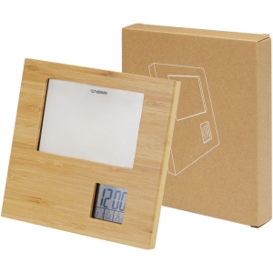 Cadre photo Sasa en bambou avec thermomètre 6