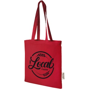 Sac shopping Madras en coton certifié GRS de 140 g/m2 de 7 L 17