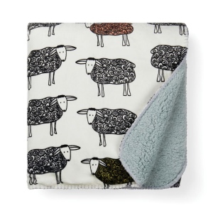 VINGA Plaid sherpa en rPET GRS Sheep 3