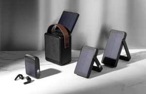 Powerbank solaire 5000 mAh et 10W en plastique RCS Skywave 13