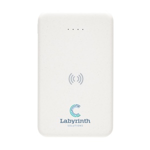 Powerbank 5000mAh avec induction 5W en plastique recyclé RCS 8