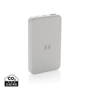 Powerbank 5000mAh avec induction 5W en plastique recyclé RCS 2